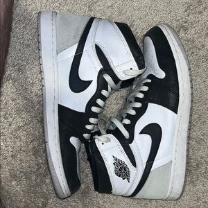 Nike Black and White High-Top Sneakers